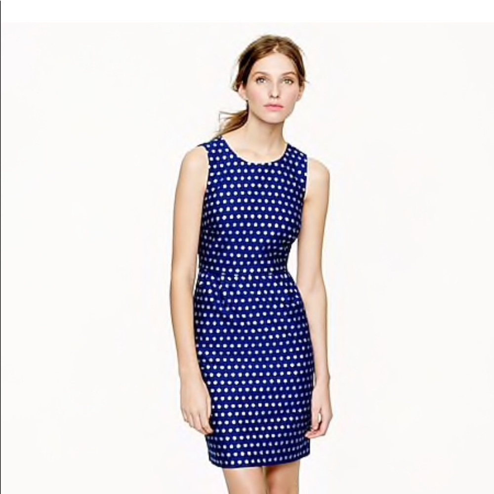 J. Crew Sparkle Dot sleeveless cocktail dress 0